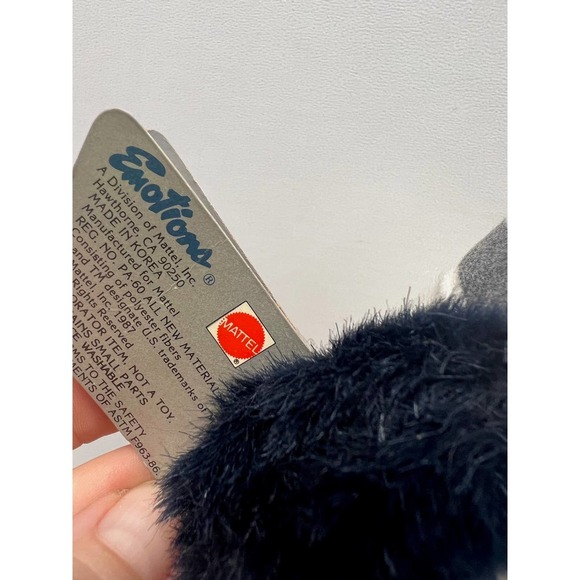 Vintage Mattel Emotions 1987 Plush PANDA- Prisoner of Love & Ball & Chain NWT - Picture 4 of 5